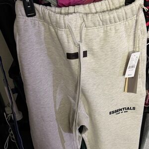 Essentials Light Gray Sweatpants